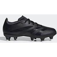 adidas Unisex Predator 24 League Soft Ground Boots Football, Core Black/Carbon/Core Black, 11 UK