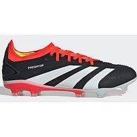 adidas Predator Pro FG Solar Energy Football Shoes Black White Red 42