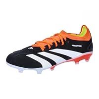 adidas Predator Pro FG Solar Energy Football Shoes Black White Red 43 1/3