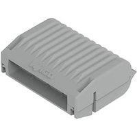 Wago Gelbox, Moisture Protection for Connecting Terminals, Compatible with the 221 and 2273 Series, Without Splicing Connectors, 207-1332, Size 2, Gray, 4-Piece