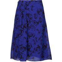 ESPRIT Women/'s 034ee1d318 Skirt, 410/Bright Blue, XS