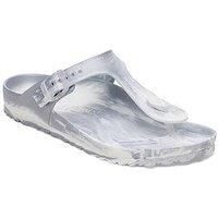 Birkenstock Gizeh Eva Metallic Sandals - Silver