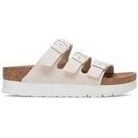 Birkenstock Florida Iii Flex Birko-Flor Platform Sandal - Cream