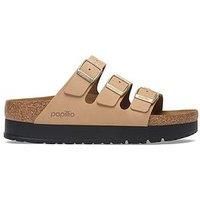 Birkenstock Florida Iii Flex Platform Nubuck Sandal - Sand