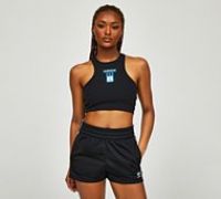 adidas Originals Womens Adibreak Cropped Tank Top - Black - Size M