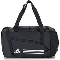 adidas Unisex/'s Essentials 3-Stripes Duffel Bag, Black/White, 16.6L
