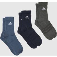 adidas navy multi sport crew 3 pack