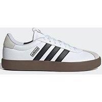 adidas Men/'s VL Court Sneakers, Cloud White Core Black Grey One, 10 UK