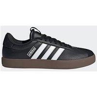 adidas Women/'s VL Court Sneaker, Core Black Cloud White Gum, 5