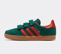 adidas dark green gazelle Boys Junior trainers