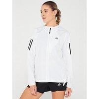 adidas Women/'s Own The Run Jacket,White