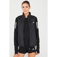 adidas Women/'s Own The Run Vest Jacket, Black, S