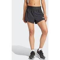 Adidas Womens Training Hyperglam Woven Shorts - Black