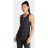 adidas Women Train Essentials Minimal Branding Racerback Tank Top, XS Black