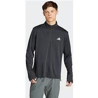 adidas Men 1/4 Zip Sweatshirt, S