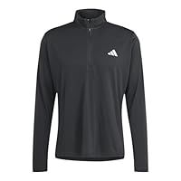 adidas Men 1/4 Zip Sweatshirt, XL