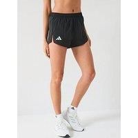 ADIDAS WOMENS ADIZERO RUNNING SHORTS SHORT BOTTOMS TRAINING PANTS GYM BLACK