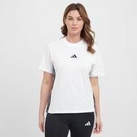 Women's Essentials 3-Stripes Cotton T-Shirt, White