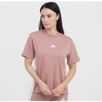 Women's Essentials 3-Stripes Cotton T-Shirt, Pink