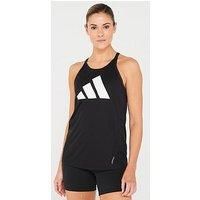 adidas Women Run It Tank Top, M Black/White