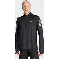 adidas Men/'s Own The Run Half-Zip Track Top,White