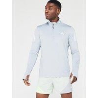 Adidas Men'S Running Own The Run Half Zip - Grey