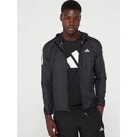 adidas Men/'s Own The Run Jacket,White