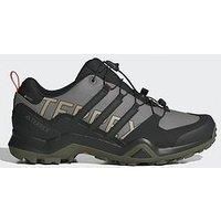 adidas Men/'s Terrex Swift R2 Gore-TEX Hiking Shoes, Solid Grey/core Black/Olive strata, 7 UK
