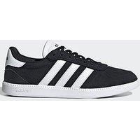 Adidas Sportswear Women'S Breaknet Sleek Suede Trainer - Black/White