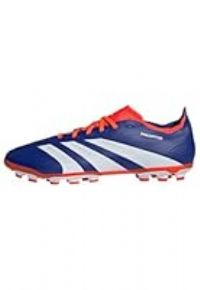 adidas Predator League 2G/3G Football Boots Artificial Grass, Lucid Blue/Cloud White/Solar Red, 7 UK