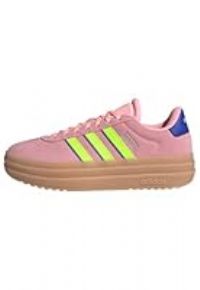 adidas VL Court Bold Shoes, Leather Upper, Pink