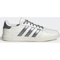 adidas Women/'s Breaknet Sleek Shoes, CWHITE/IRONMT/Grey, 7.5 UK