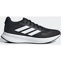adidas RUNFALCON 5 Shoes Junior Running, Core Black/Cloud White/Core Black, 4 UK