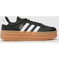 adidas Women/'s VL Court Bold Shoes, core Black/FTWR White/Cyber met, 5 UK