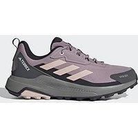 adidas Women/'s TERREX Anylander RAIN.RDY Hiking Shoes Non-Football Low, preloved fig/putty mauve/aurora black, 4 UK