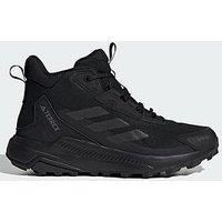 adidas Women/'s Terrex Anylander Mid RAIN.RDY Hiking Shoes Non-Football, Core Black/Core Black/Grey Four, 7 UK