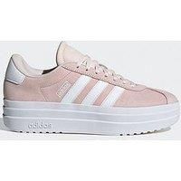adidas Women/'s VL Court Bold Shoes, Wonder Quartz/Cloud White/Cloud White, 5 UK
