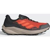 adidas Men/'s Terrex Rider Gore-TEX Trail Running Shoes, Orange/Orange/Core Black, 7 UK