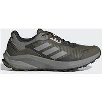 adidas Men/'s Terrex Rider Trail Running Shoes, Olive Strata/Solid Grey/Orange, 9.5 UK
