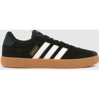 adidas Men/'s VL Court 3.0 Shoes, Core Black/Cloud White/Victory Red, 12 UK