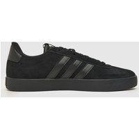adidas Men/'s VL Court 3.0 Shoes, Core Black/Core Black/Core Black, 10 UK