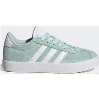 adidas VL Court 3.0 Shoes Kids, Halo Mint/FTWR White/core Black, 3 UK Child