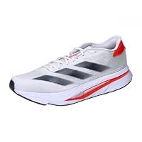 Adidas NKW90 Running Shoes Adizero Sl2 Running Shoes Core, Footwear White/Core Black/Orange (IF6745), 41.5 EU