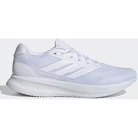 adidas Men/'s Runfalcon 5 Running Shoes, Cloud White/Cloud White/Cloud White, 10.5 UK