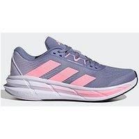 adidas Women/'s Questar 3 Running Shoes, Silver Violet/Pink Spark/Silver Dawn, 4 UK