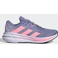 adidas Women/'s Questar 3 Running Shoes Non-Football Low, Silver Violet/Pink Spark/Silver Dawn, 6 UK