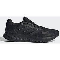 adidas Men/'s Runfalcon 5 Running Shoes, Core Black/Core Black/Core Black, 12 UK