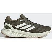 adidas Women/'s Runfalcon 5 Running Shoes, Olive strata/Ivory/Cloud White, 4 UK