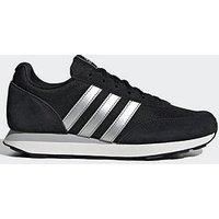 adidas Women/'s RUN 60s 3.0 SHOES, Core Black/Silver/Core White, 3.5 UK