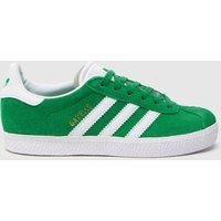 adidas green gazelle Boys Junior trainers